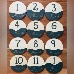 Baby milestone set